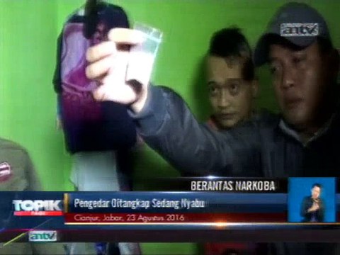 Pengedar Narkoba Sedang Nyabu Digerebek Polisi