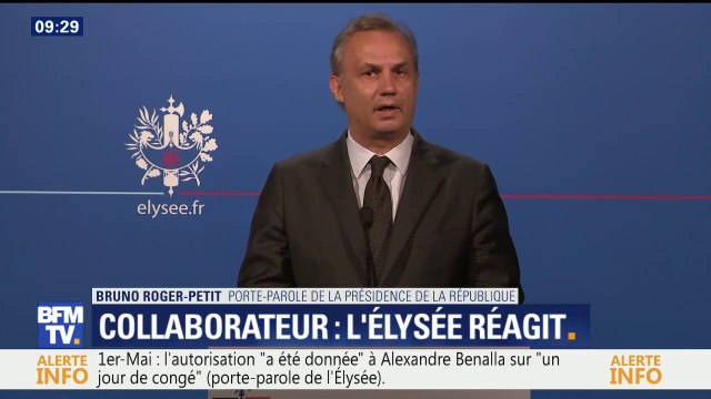 La sanction prise contre Alexandre Benalla est la plus grave jamais prononcée contre un chargé de mission , estime l'Élysée