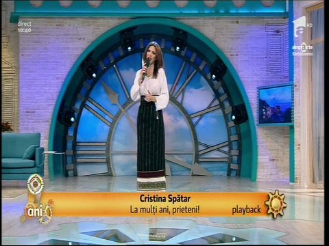 CRISTINA SPATAR (Neatza cu Razvan si Dani - tv show) 13.april.2017