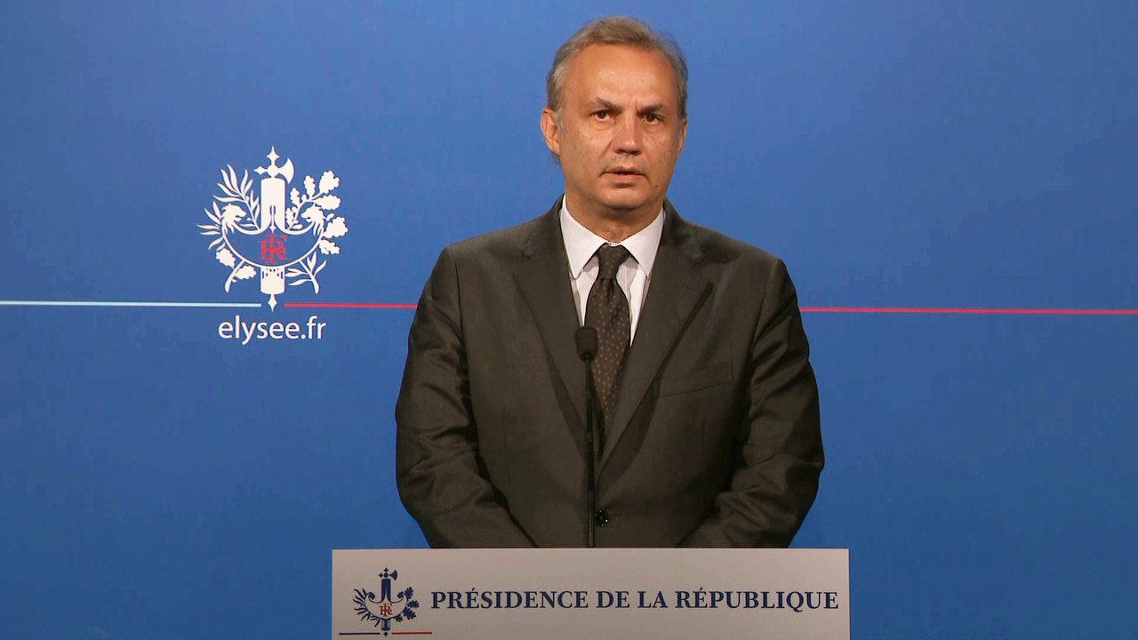 Déclaration de Bruno Roger-Petit, porte-parole de la Présidence de la République