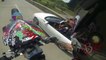 Motorcycle Wheelies Into Police Car Rider Arrested By Cops Raw Footage Bike VS Cop Wheelie FAIL