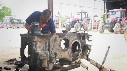 Çin'de Görme Engelli Kardeşler Makine Tamircisi Oldu