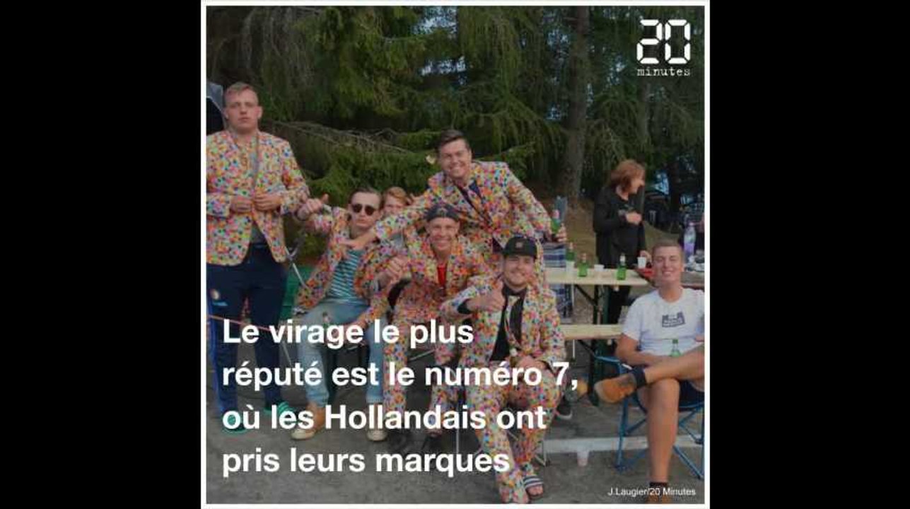 Grosse ambiance à l'Alpe d'Huez avant l'arrivée de la 12e étape du Tour de France