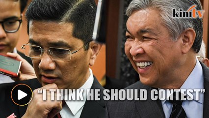 Zahid: Azmin can mock people, but afraid to contest PKR presidency