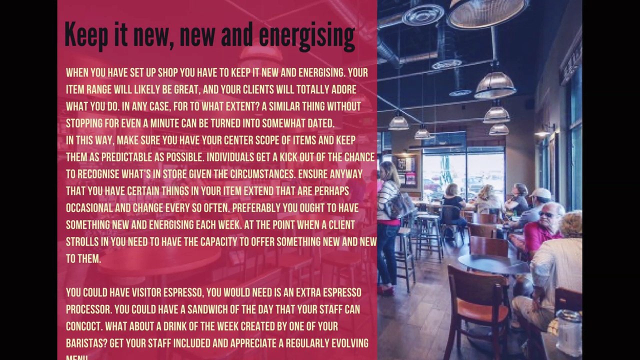 Tips to Run a Successful Coffee Shop