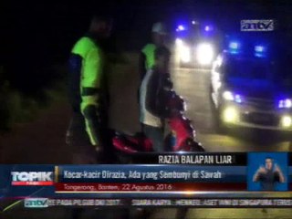Remaja Ini Nekat Sembunyi di Jurang Saat Razia Balapan Liar