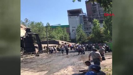 Muğla Termik Santraldeki Kömür Sevk Kanalı Çökünce İşçiler Yaralandı