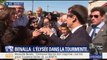 Affaire Benalla: en déplacement en Dordogne, Emmanuel Macron refuse de répondre aux questions des journalistes