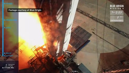 Step closer to space tourism as Blue Origin rocket launches