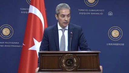 Dışişleri Sözcüsü Aksoy: "Münbiç Yol Haritasının Planlama ve Uygulama Safhası Devam Ediyor"