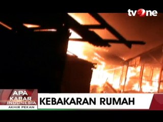 Ratusan Rumah Penduduk di Belawan Terbakar Habis