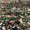 Santo Domingo denizinde plastikler yüzüyor