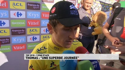 Tour de France - La réaction de Geraint Thomas après la 11ème étape