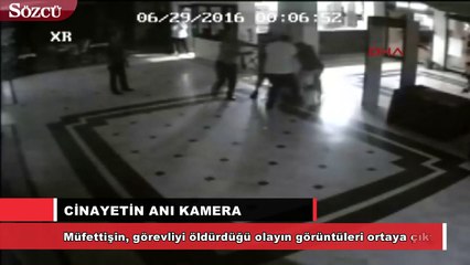 Müfettişin işlediği cinayetin görüntüleri ortaya çıktı