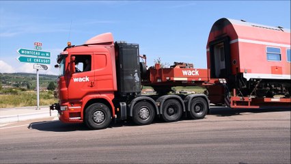 Transport exceptionnel train