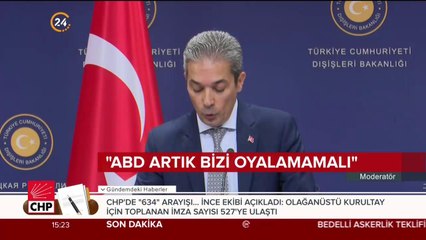 "ABD artık bizi oyalamamalı"