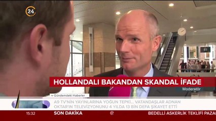 Hollandalı bakandan skandal ifade