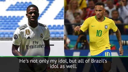 Download Video: 'Neymar is my idol' - new Real Madrid signing Vinicius