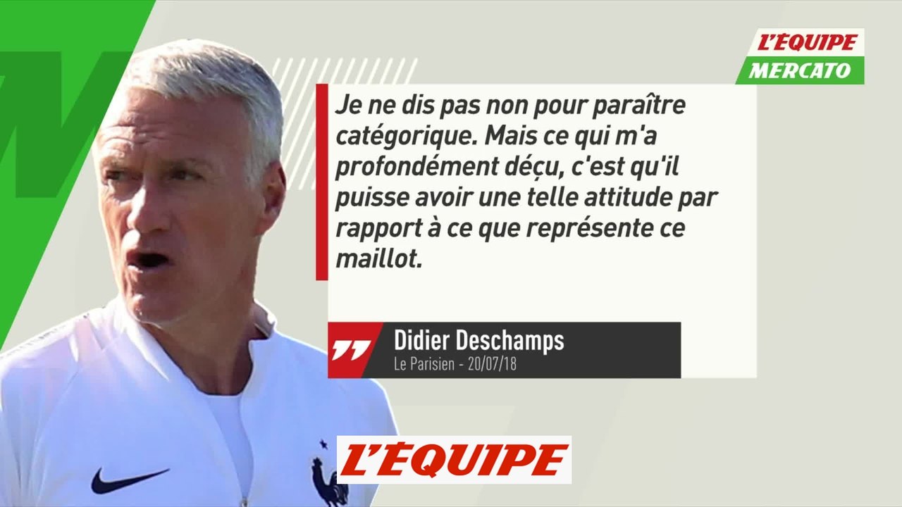 Deschamps ne ferme pas la porte à Rabiot... - Foot - Bleus