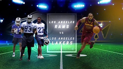 Which LA team had the more exciting offseason: Rams or Lakers?