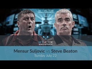 Mensur Suljovic vs Steve Beaton | BetVictor World Matchplay Preview Show | Darts 
