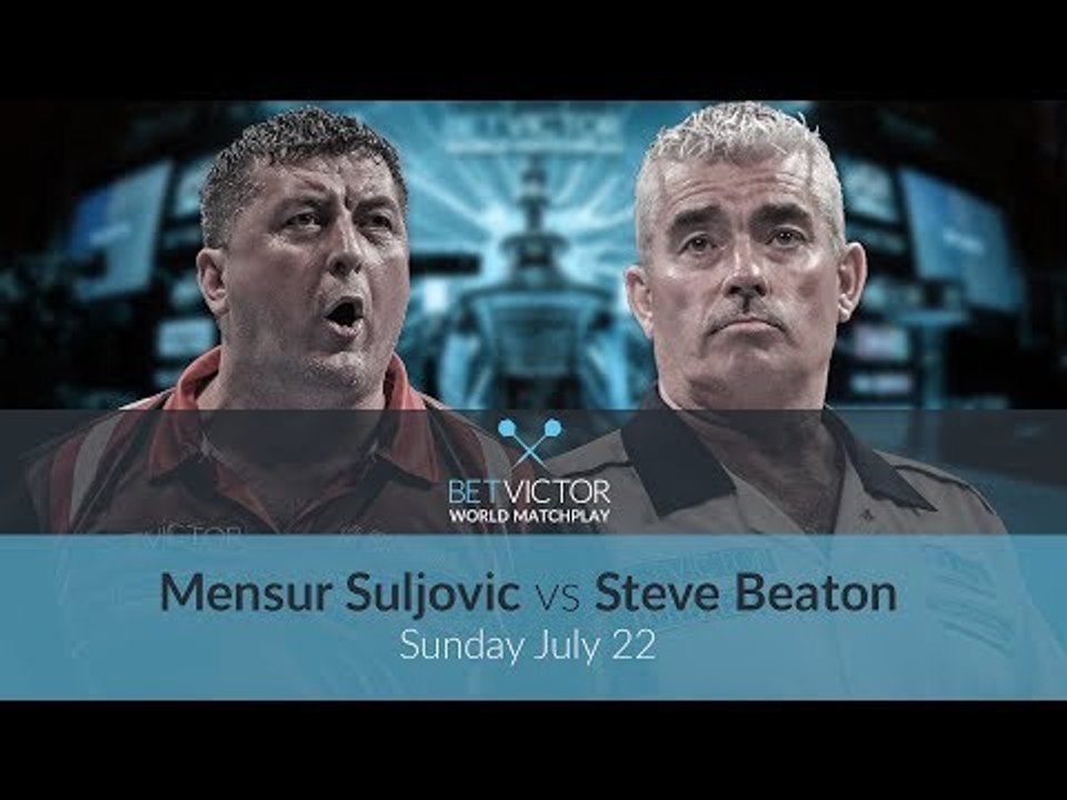 Mensur Suljovic vs Steve Beaton | BetVictor World Matchplay Preview Show | Darts 