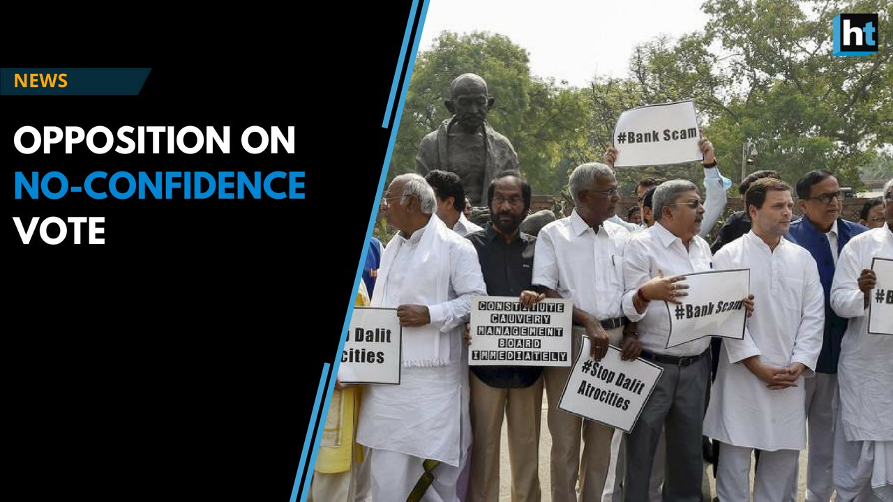 Watch: Opposition on no-confidence vote