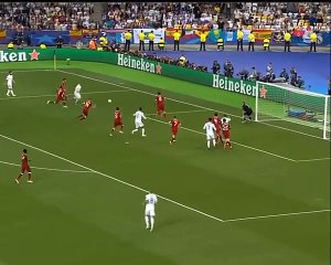 El choque de Sergio Ramos a Karius