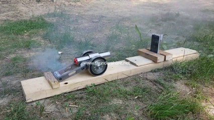 SIX Barrel !!! Powerful Mini Cannon. 9mm Caliber.