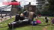 Giant Bare-Chested Jeff Goldblum Statue Appears In Central London