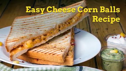 Easy Cheese Corn Balls Recipe