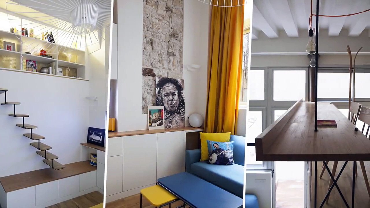 Un pied-à-terre de 30 m² avec une mezzanine ingénieuse