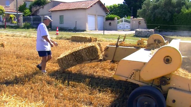 La moisson des blés à Saint Pierre et Saint Julien