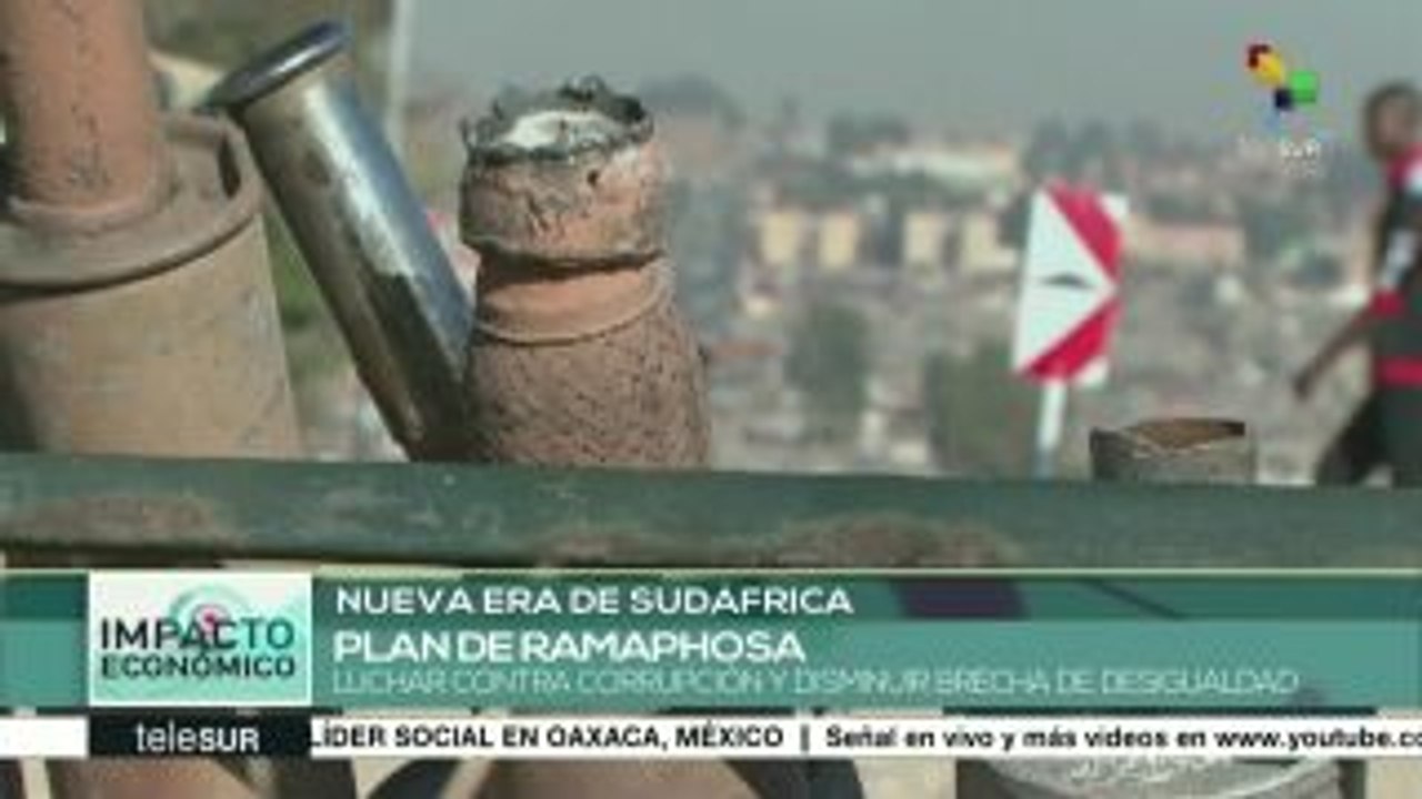 Sudáfrica: plan económico de Cyril Ramaphosa