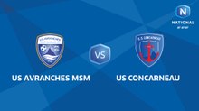 J33 : US Avranches MSM - US Concarneau I National FFF 2018-2019