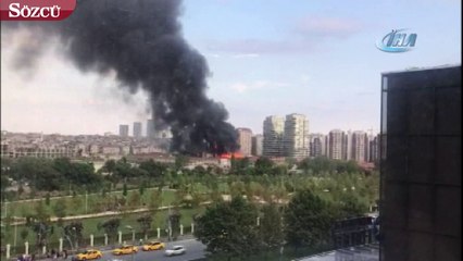 Zeytinburnu'nda yangın çıktı