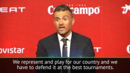 Enrique dreamed of coaching Spain while he was still Barca boss