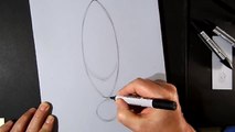 Easy 3D Drawing - How to Draw Levitating Sphere