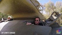 Jay Leno crushes things in a tank with Arnold Schwarzenegger