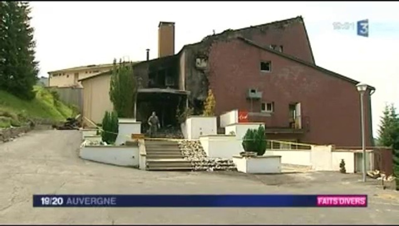 Suite de l'incendie au Lioran