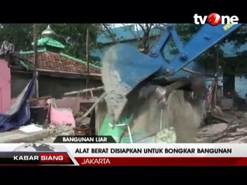 Pembongkaran Bangunan Liar di Cakung Diprotes Warga