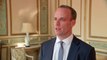 Dominic Raab discusses his meeting with Michel Barnier