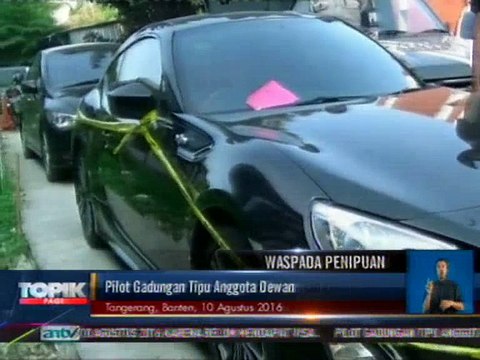 Tipu Anggota Dewan, Pilot Gadungan Curi Mobil yang Dijual