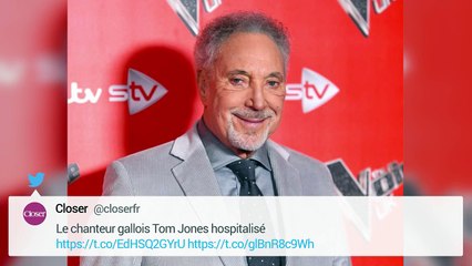 Le chanteur Tom Jones hospitalisé d'urgence