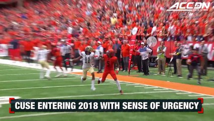 Syracuse Entering Season With Sense Of Urgency | 2018 ACC Kickoff