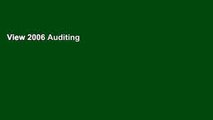 View 2006 Auditing Standards: Including the Standards of the PCAOB Ebook 2006 Auditing Standards: