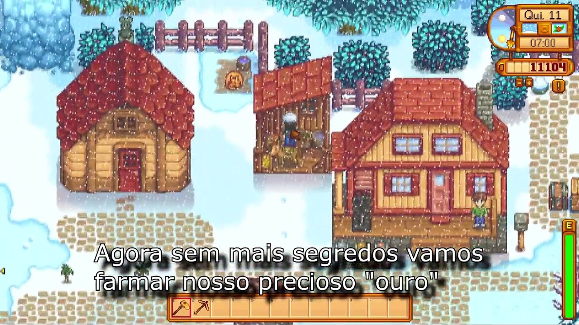 ⁣GUIA - GANHANDO MAIS DE 100K DE OURO NO INVERNO DO PRIMEIRO ANO SEM PRECISAR PESCAR / STARDEW VALLEY