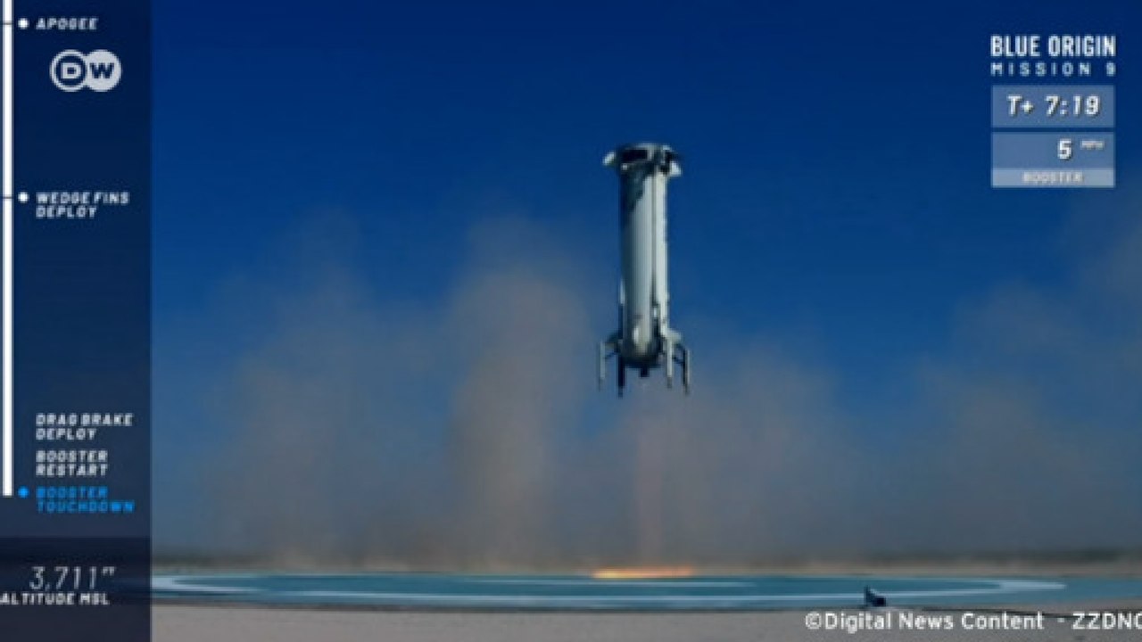 Cápsula de Bezos bate recorde de altitude