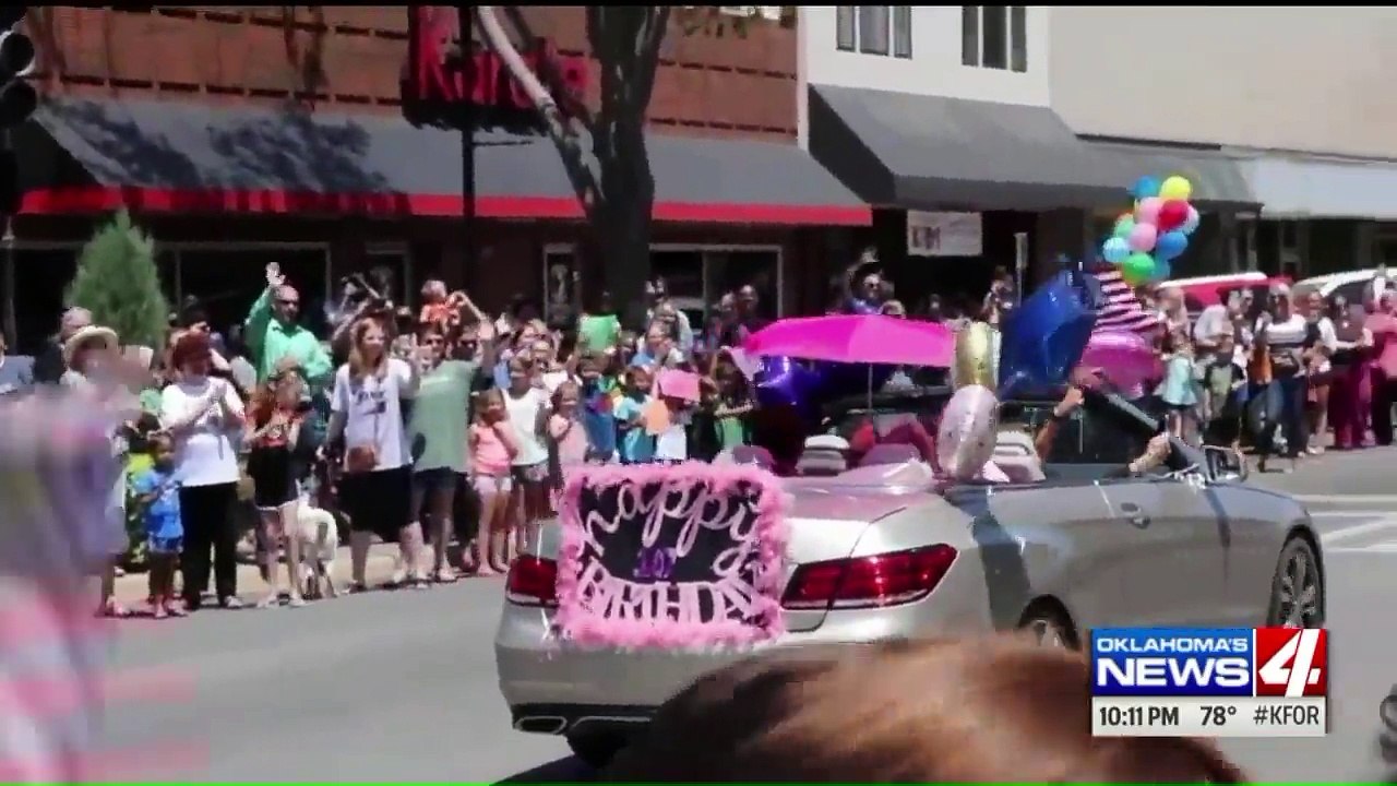 Woman Celebrates 107th Birthday With a Parade