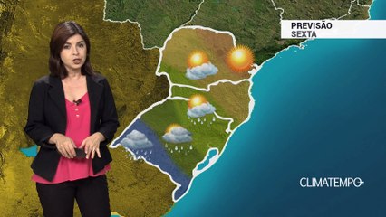 Previsão Sul – Frente fria provoca temporais no RS e SC